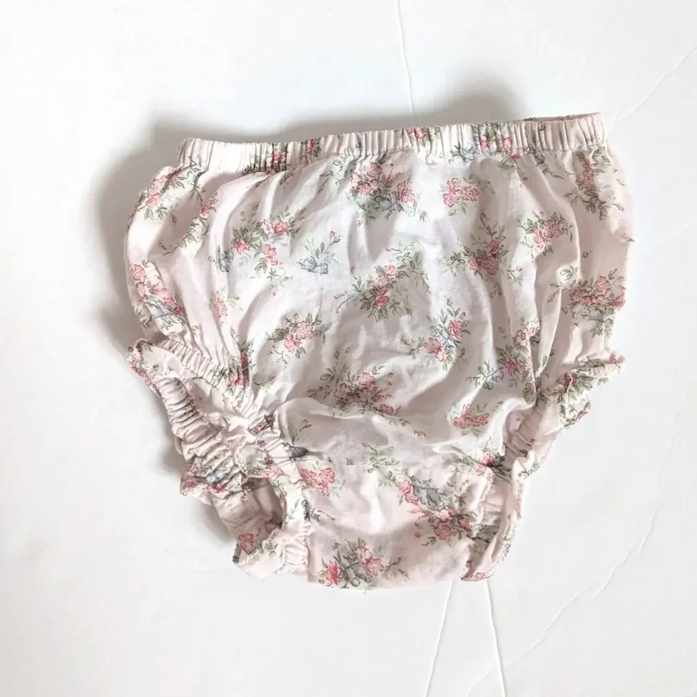 Ralph Lauren Bloomers 9m Baby Girls Pink Floral Diaper Cover